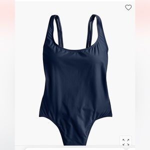 J Crew Plunging Scoopback One-Piece Swimsuit, NWT